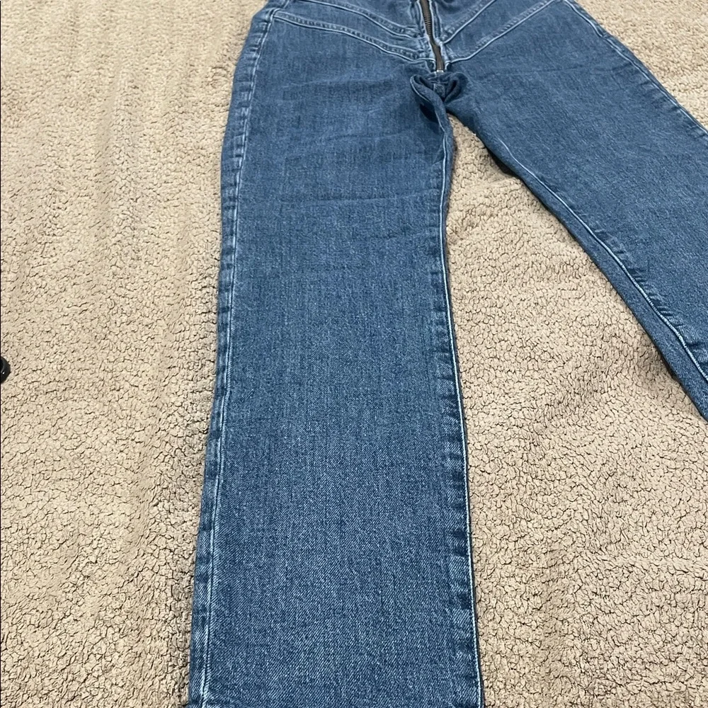 Good American High Rise Blue Jeans - Picture 2 of 8
